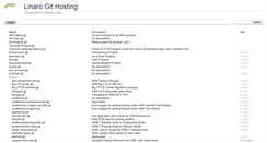 Desktop Screenshot of git.linaro.org