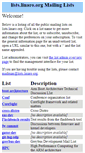 Mobile Screenshot of lists.linaro.org